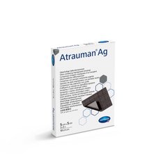 Пов'язки, просочені сріблом Atrauman Ag / Атрауман Аг 5см х 5см 10шт/упаковка