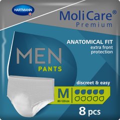 Труси поглинаючі для чоловіків MoliCare® Premium MEN PANTS 5 крапель M 8шт/пак